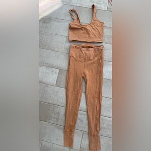 Free People Leggings and Cropped top set